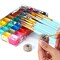 Art Painting Brush Set Assorted 12 Pieces for Acrylic, Watercolor, Gouache, and Hobby Painting